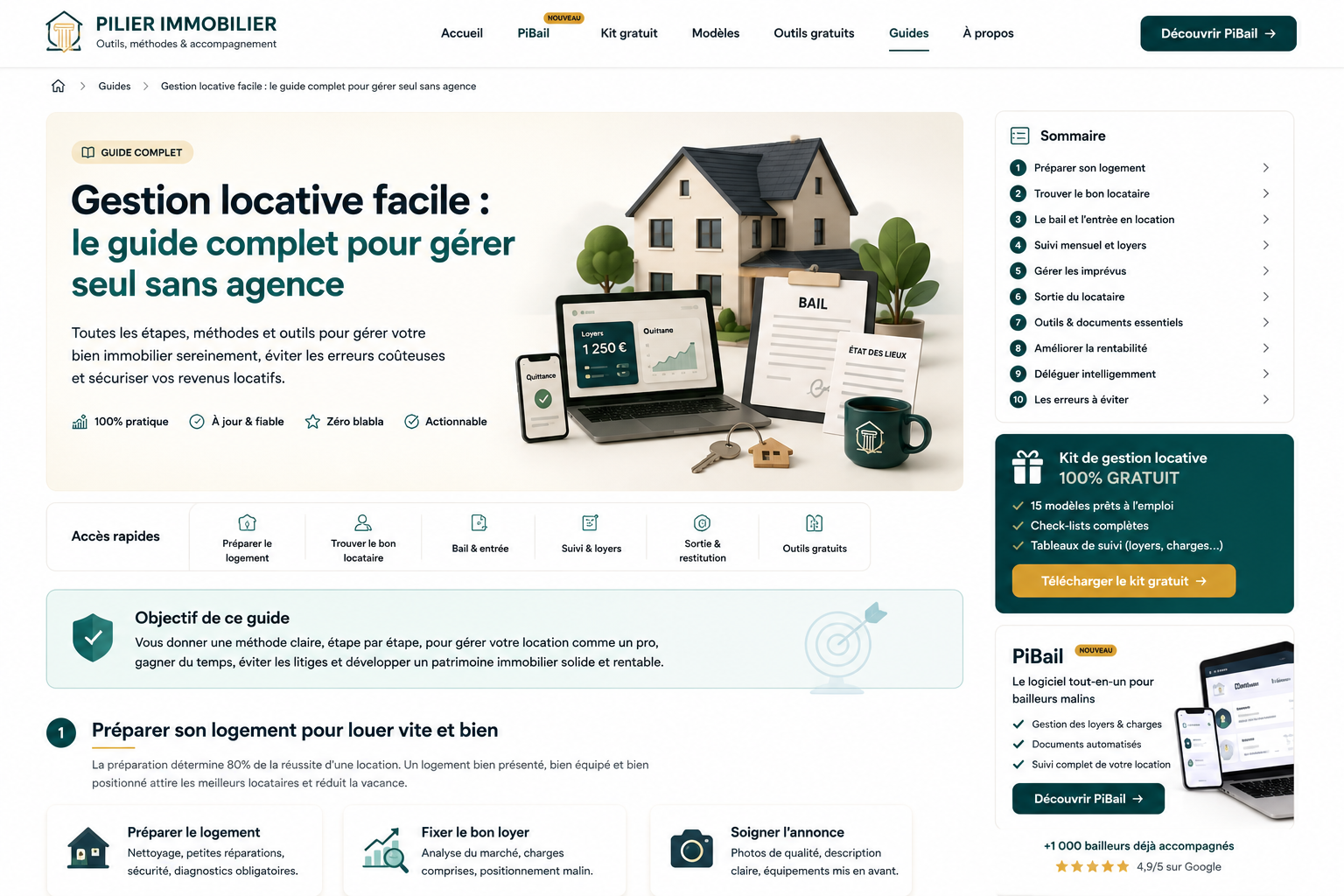 Guide complet de la gestion locative facile